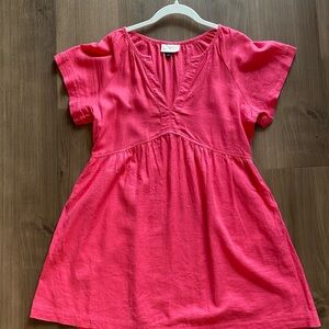 Universal Thread women’s babydoll coral pink dress XS